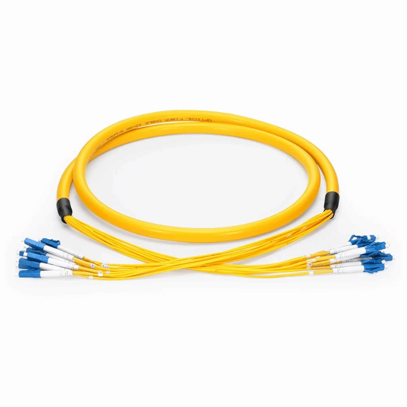 Kabel Serat Mode Tunggal MPO Ke LC